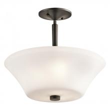  43669OZL18 - Semi Flush 3Lt LED