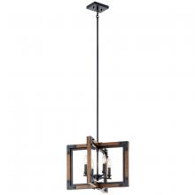  44046AUB - Chandelier/Semi Flush 4Lt