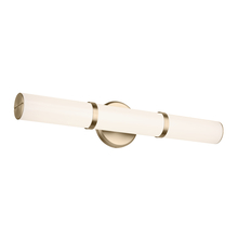  55188CPZLED - Rosh 24.25" Bath Bar Medium LED with White Glass in Champagne Bronze