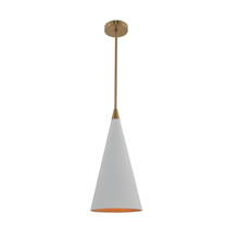  KPN0125-1MW - Orly Pendant With Matte White Finish