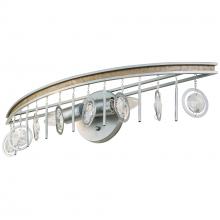  296B02SICM - Charmed 2-Lt Bath Fixture - Silver/Champagne Mist