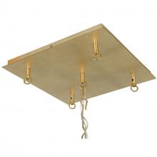  301M05GO - Square 5-Port Canopy - Gold