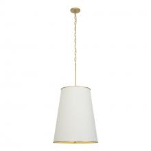  364F09MWFG - Coco 9-Lt Foyer - Matte White/French Gold