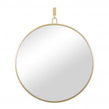  407A03GO - Stopwatch 40-in Round Mirror - Gold