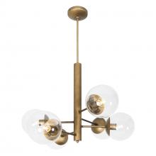  612720 - Mid-Century 6-Lt Chandelier