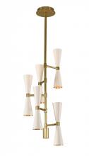  310472WVB - Milo 10 Light Foyer Chandelier