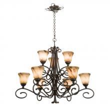 Kalco 5535TO/1501 - Amelie 9 Light Chandelier