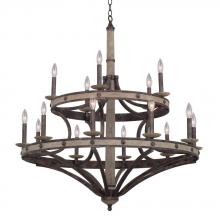  7040FG - Coronado 15 Light Round Chandelier