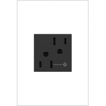  ARCH152G10 - adorne® 15A Tamper-Resistant Half-Controlled Outlet, Graphite