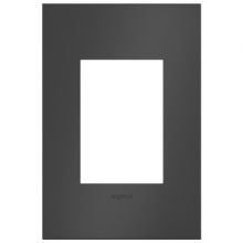  AWC1G3SBL4 - adorne® Satin Black One-Gang-Plus Screwless Wall Plate