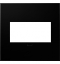  AWP2GNK4 - adorne® Black Ink Two-Gang Screwless Wall Plate