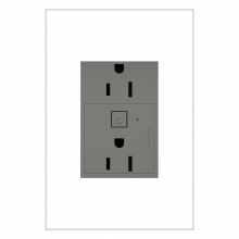  WNAR153M1 - adorne® 15A Smart Outlet with Netatmo Plus-Size, Magnesium