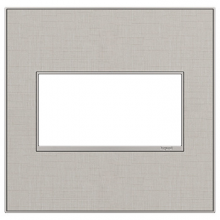  AWM2GTL4 - adorne® True Linen Two-Gang Screwless Wall Plate