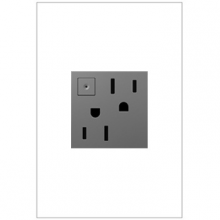  ARPS152M4 - adorne® 15A Energy-Saving On/Off Outlet, Magnesium