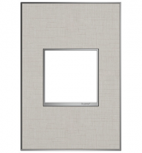  AWM1G2TL4 - adorne® True Linen One-Gang Screwless Wall Plate