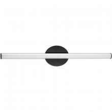  P300412-31M-CS - Phase 3 Collection 32 in. Matte Black Large Modern 3CCT Integrated LED Linear Vanity Light