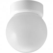  P3203-30 - One-Light 6" Glass Globe Close-to-Ceiling