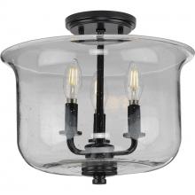  P350153-031 - Winslett Collection Black Three-Light Semi-Flush Convertible