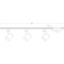  H-7011/3-CS-WT - Ocularc 7011/3 - 5CCT Track Luminaire