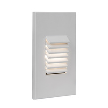  4061-27WT - LED Low Voltage Vertical Louvered Step and Wall Light