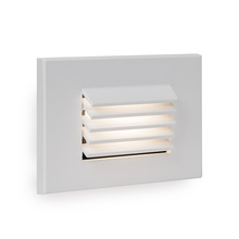  WL-LED120-AM-WT - LED Horizontal Louvered Step and Wall Light