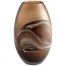  10479 - Nina Vase|Amber Swirl-SM