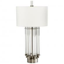  10813 - Vidro Lamp|Antique Silver