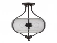  49952-ESP - Serene 2 Light Semi Flush in Espresso