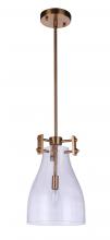  55891-SB - Chardonnay 1 Light Mini Pendant in Satin Brass