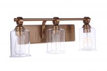  56403-SB - Romero 3 Light Vanity in Satin Brass