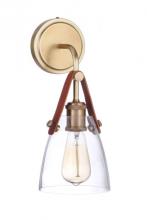  51361-VB - Hagen 1 Light Wall Sconce in Vintage Brass