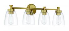  12730SB4 - Henning 4 Light Vanity in Satin Brass