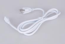  CUC10-PG5-W - 5' Under Cabinet Light Cord and Plug in White