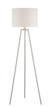  86247 - 1 Light Metal Tri-Pod Base Floor Lamp in Brushed Nickel