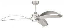  BDX60PN3 - 60" Bandeaux Fan Painted Nickel, Painted Nickel Finish Blades, light kit Included (Optional)