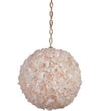  48493-GLD - Roxx 4 Light X-Large Pendant in Gilded w/Quartz Crystals