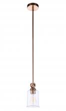  56491-SB - Romero 1 Light Mini Pendant in Satin Brass