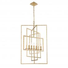  339-GA - Capri 7 Light Antique Gold Chandelier