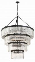  EMO-5409-BF - Emory 22 Light Black Forged Chandelier