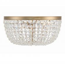  NOL-320-VG-CL-MWP - Nola 5 Light Vibrant Gold Flush Mount