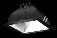  NDLED4SD-80YN-S-B - RECESSED DOWNLIGHTS 12 LUMENS NDLED4SD 4 INCH SQUARE UNIVERSAL DIMMING 80 DEGREE BEAM SPREAD 3500K