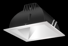  NDLED4SD-80NHC-M-S - RECESSED DOWNLIGHTS 12 LUMENS NDLED4SD 4 INCH SQUARE UNIVERSAL DIMMING 80 DEGREE BEAM SPREAD 4000K