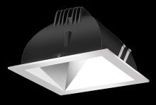  NDLED4SD-50Y-S-S - RECESSED DOWNLIGHTS 12 LUMENS NDLED4SD 4 INCH SQUARE UNIVERSAL DIMMING 50 DEGREE BEAM SPREAD 3000K