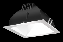  NDLED4SD-50YY-W-S - RECESSED DOWNLIGHTS 12 LUMENS NDLED4SD 4 INCH SQUARE UNIVERSAL DIMMING 50 DEGREE BEAM SPREAD 2700K