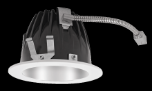  NDLED4RD-80YNHC-M-W - RECESSED DOWNLIGHTS 12 LUMENS NDLED4RD 4 INCH ROUND UNIVERSAL DIMMING 80 DEGREE BEAM SPREAD 3500K