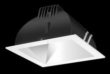  NDLED4SD-50YNHC-M-W - RECESSED DOWNLIGHTS 12 LUMENS NDLED4SD 4 INCH SQUARE UNIVERSAL DIMMING 50 DEGREE BEAM SPREAD 3500K