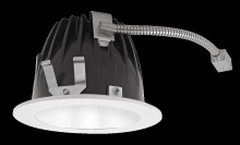  NDLED4RD-80YN-W-W - RECESSED DOWNLIGHTS 12 LUMENS NDLED4RD 4 INCH ROUND UNIVERSAL DIMMING 80 DEGREE BEAM SPREAD 3500K