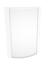  HALVS18L930-F-W - ARCHITECTURAL 1836 LUMENS HALVS FORWARD & UP/DOWN LIGHT 25W 90CRI 3000K FROSTED LENS WHITE FINISH