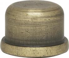  80/1518 - 1/2" Finial; Zinc Die Cast 1/4-27; Antique Brass Finish