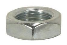  90/1035 - Steel Locknut; 1/8 IP; 9/16" Hexagon; 3/16" Thick; Zinc Plated Finish